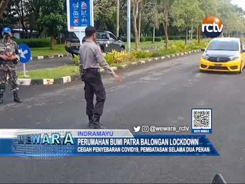 Perumahan Bumi Patra Balongan Lockdown