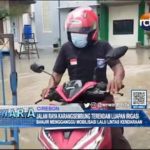 Jalan Raya Karangsembung Terendam Luapan Irigasi