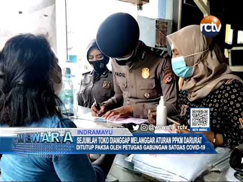 Sejumlah Toko Dianggap Melanggar Aturan PPKM Darurat