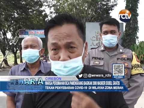 Warga Perumahan BCA Pamengkang Bagikan 3000 Masker Dobel Gratis