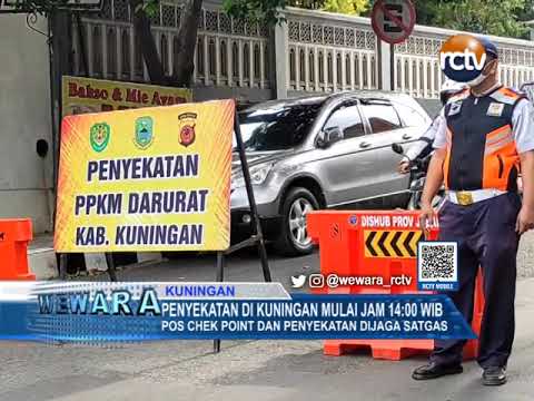 Penyekatan di Kuningan Mulai Jam 14:00 WIB