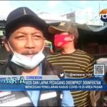 Kios Dan Lapak Pedagang Disemprot Disinfektan