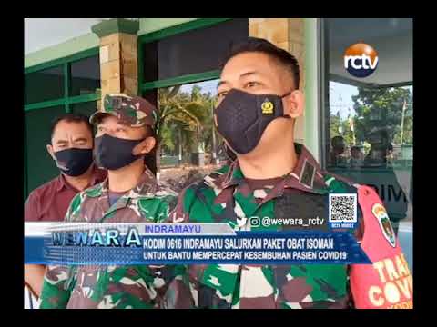 Kodim 0616 Indramayu Salurkan Paket Obat Isoman