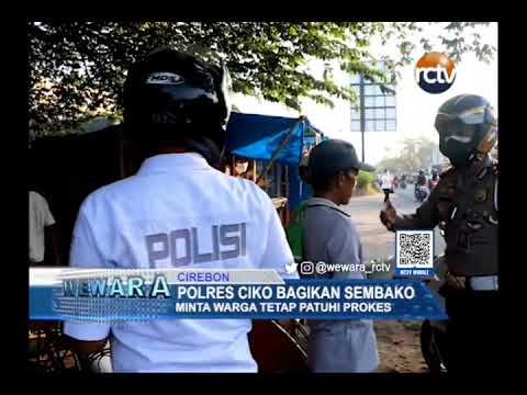 Polres Ciko Bagikan Sembako