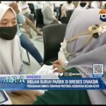 Ribuan Buruh Parbik di Brebes Divaksin