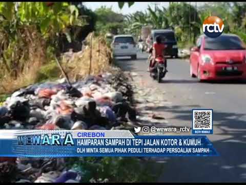 Hamparan Sampah di Tepi Jalan Kotor & Kumuh