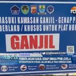 Pemberlakuan Ganjil Genap Dimasa PPKM Level-4