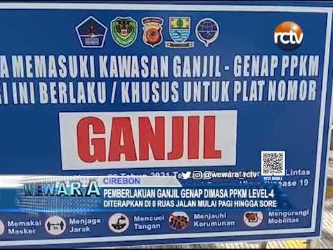 Pemberlakuan Ganjil Genap Dimasa PPKM Level-4