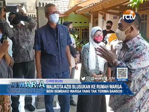 Walikota Azis Blusukan Ke Rumah Warga