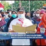 Upacara Bendera HUT RI Ke-76 Di Atap Rumah