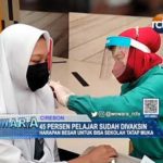 45 Persen Pelajar Sudah Divaksin