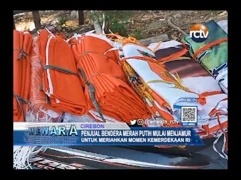 Penjual Bendera Merah Putih Mulai Menjamur