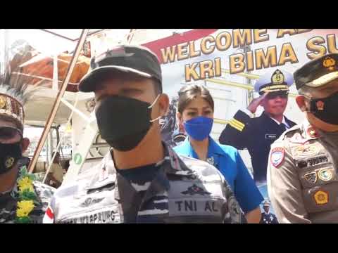 KRI Bima Suci Tiba Di Jayapura