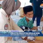 Remaja di Balongan Antusias Menjalani Vaksin