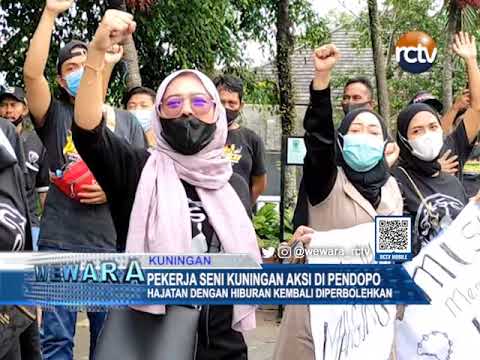 Pekerja Seni Kuningan Aksi di Pendopo