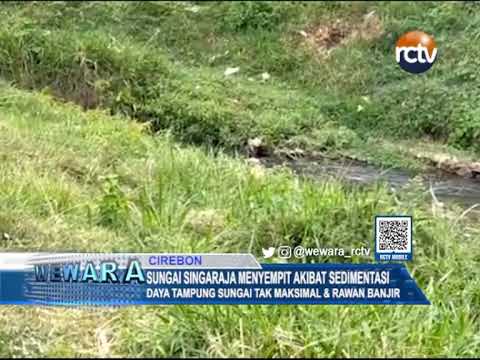 Sungai Singaraja Menyempit Akibat Sedimentasi