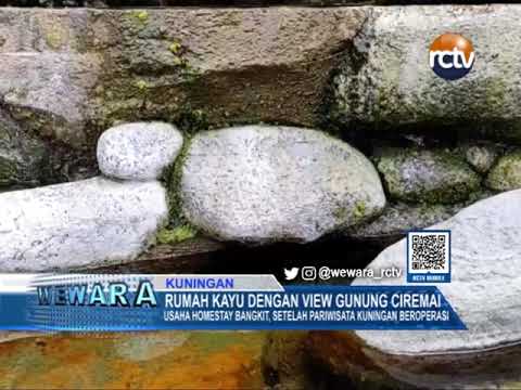 Rumah Kayu dengan View Gunung Ciremai