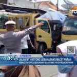 Jalan MT Haryono Lemahabang Macet Parah