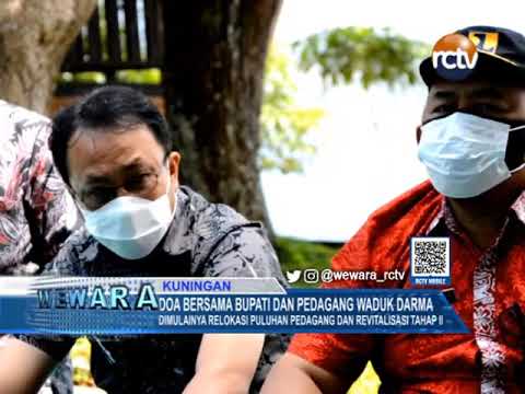 Doa Bersama Bupati dan Pedagang Waduk Darma