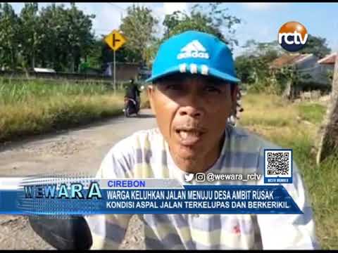 Warga Keluhkan Jalan Menuju Desa Ambit Rusak