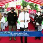 Presiden Jokowi Memantau Vaksinasi Pelajar di SMAN 1 Beber