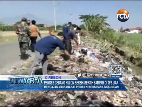 Pemdes Gebang Kulon Bersih-Bersih Sampah di TPS Liar