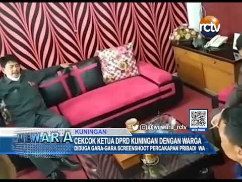 Cekcok Ketua DPRD Kuningan dengan Warga