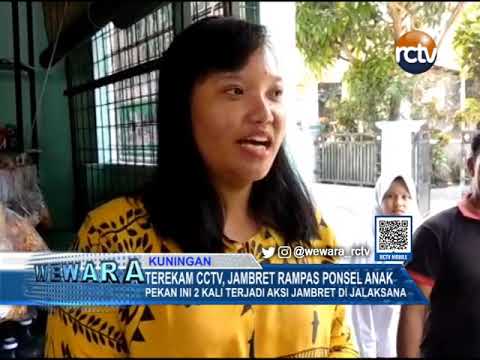 Terekam CCTV, Jambret Rampas Ponsel Anak