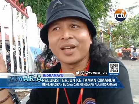 Pelukis Terjun ke Taman Cimanuk