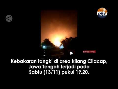 Kilang Pertamina Area Cilacap Terbakar