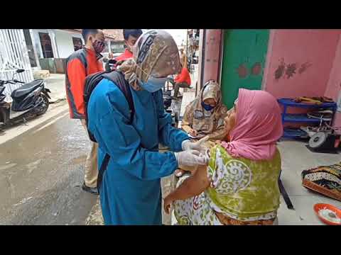 BIN Banten Turun Ke Kampung Vaksinasi Lansia Di Cilegon