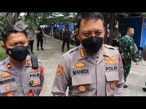 Polda Dampingi Anak Terdampak Covid-19 Di Palu