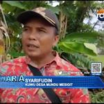 Desa Mundu Mesigit Melakukan Pengukuran Batas Wilayah