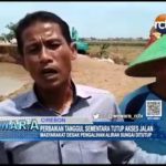 Perbaikan Tanggul Sementara Tutup Akses Jalan