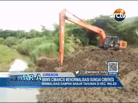 BBWS Cimancis Menormalisasi Sungai Ciberes