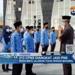 213 CPNS Diangkat Jadi PNS