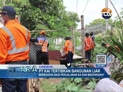 PT KAI Tertibkan Bangunan Liar