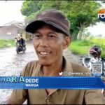 Ruas Jalan Sindanglaut-Jatiseeng Rusak Dipenuhi Lubang