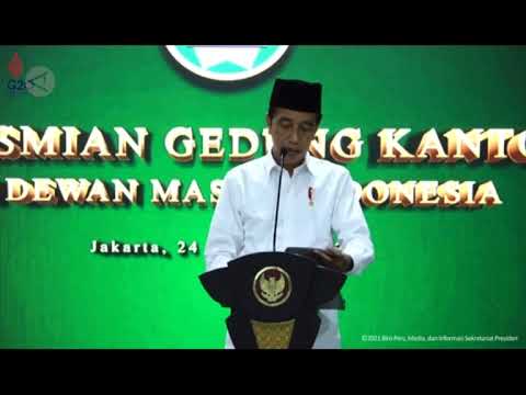 Resmikan Gedung DMI, Presiden Harap Hadirkan Fungsi Pendidikan