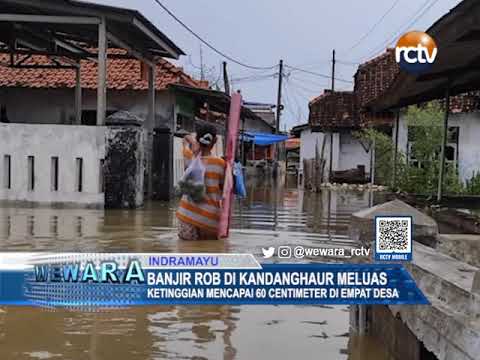 Banjir Rob di Kandanghaur Meluas