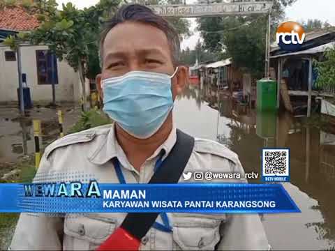 Banjir Rob Melanda Kawasan Pantai Karangsong