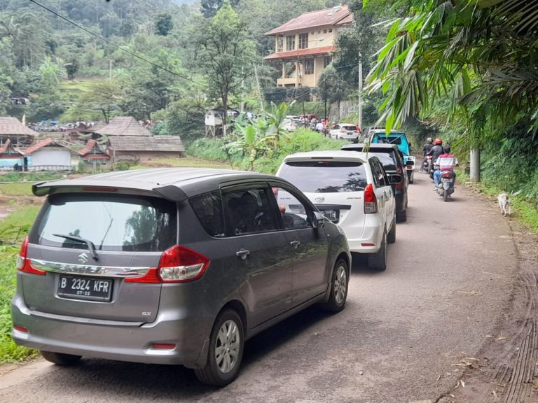 Area Wisata Desa Citengah di Sumedang Diserbu Pengunjung