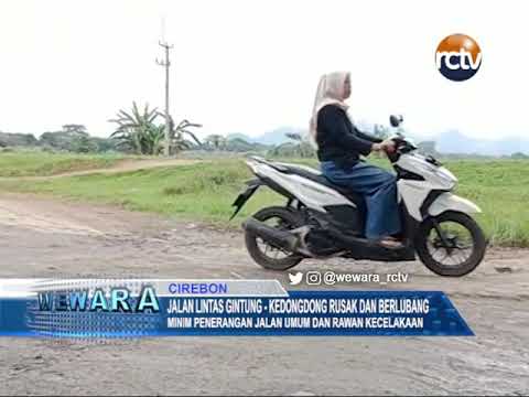 Jalan Lintas Gintung - Kedongdong Rusak dan Berlubang
