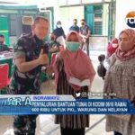 Penyaluran Bantuan Tunai di Kodim 0616 Ramai