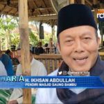 Masjid Unik dari Bambu di Atas Kolam Ikan