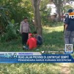 Ruas Jalan Provinsi di Juntinyuat Sempit