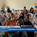 Warga Gebang Kulon Terima Bantuan Program Sembako