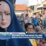 Ribuan Warga Padati Pasar Sandang Tegal Gubug