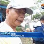 Pemudik Bajaj Tabrak Trotoar Jalan di Pantura Brebes