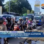 Kendaraan Roda 2 Memadati Jalur Pantura